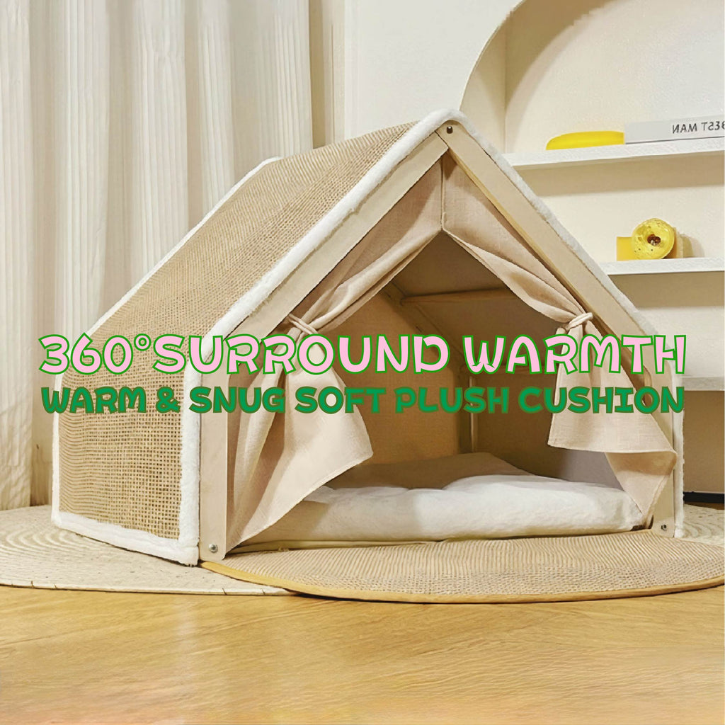 Shell Cat Bed with Scratching Board | Cozy & Safe | Taptap Pet