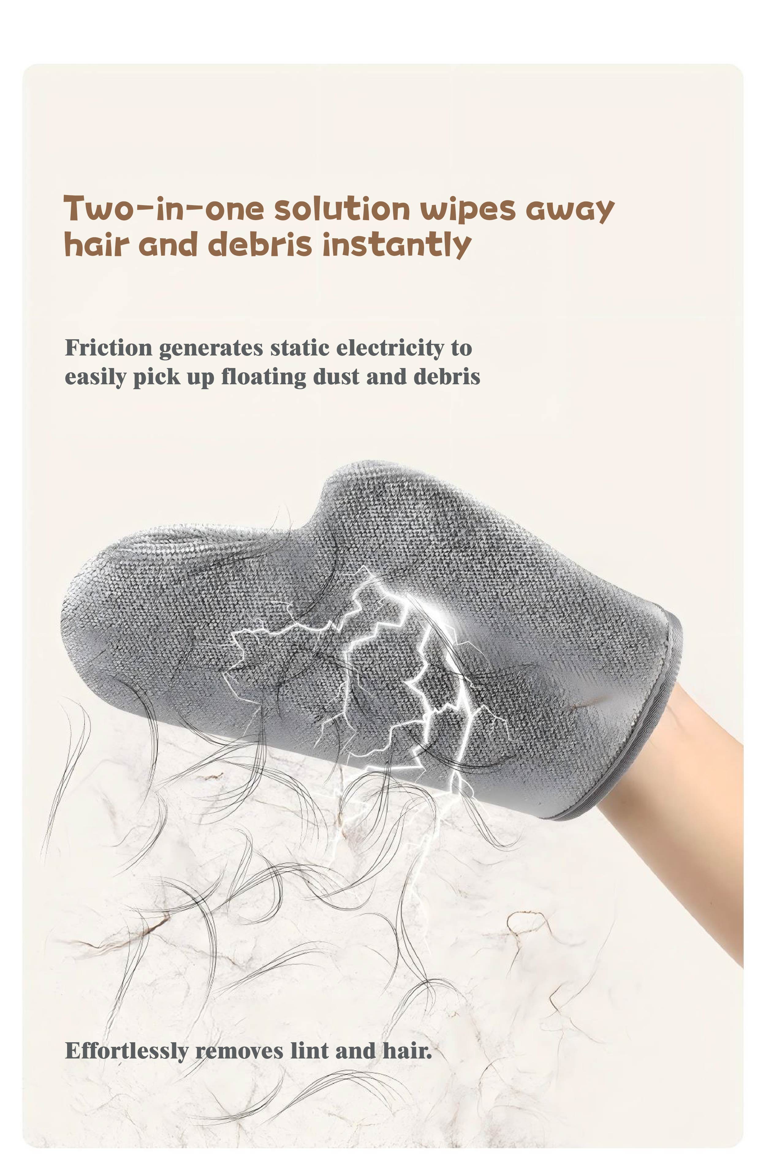 Say Goodbye to Pet Hair – Static Hair Removal Glove for Clothes, Furniture & Pets