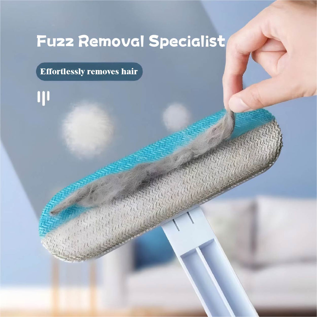 4-in-1 Pet Hair Remover & Lint Brush – Cat & Dog Fur Cleaning Tool for Furniture, Carpets & Bedding