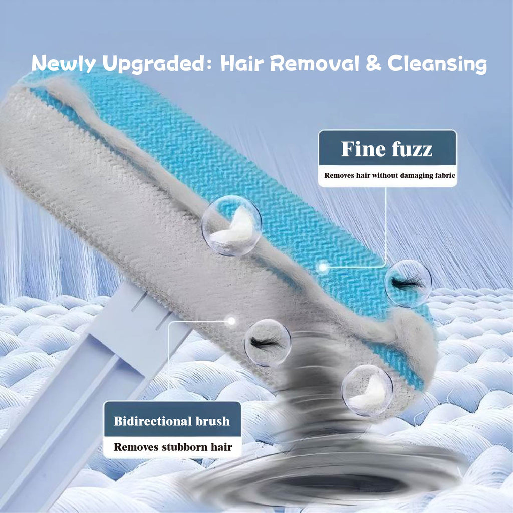 4-in-1 Pet Hair Remover & Lint Brush – Cat & Dog Fur Cleaning Tool for Furniture, Carpets & Bedding