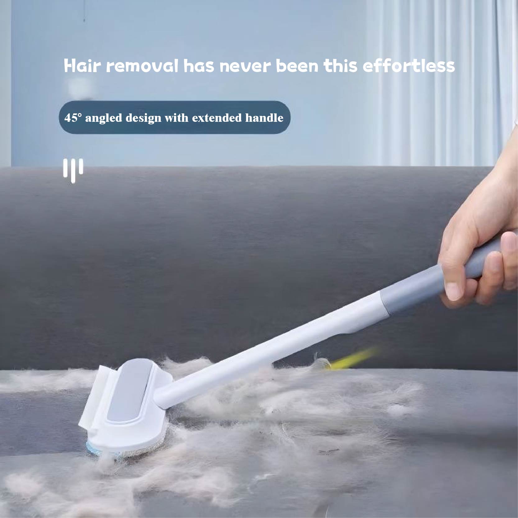 4-in-1 Pet Hair Remover & Lint Brush – Cat & Dog Fur Cleaning Tool for Furniture, Carpets & Bedding