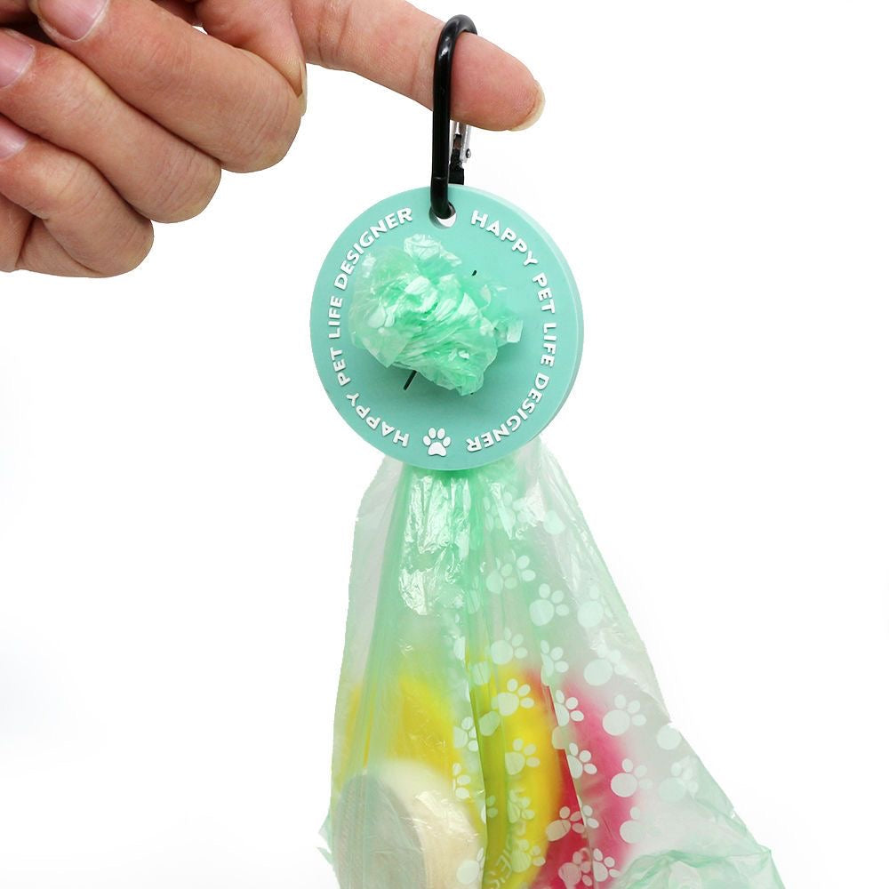 Hands-Free Dog Poop Bag Holder & Leash Clip – Convenient Pet Waste Dispenser