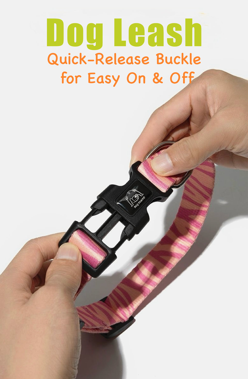 Stylish Animal-Print Dog Leash – No Pull, No Tangle, Soft-Grip Handle | Leopard & Zebra Design