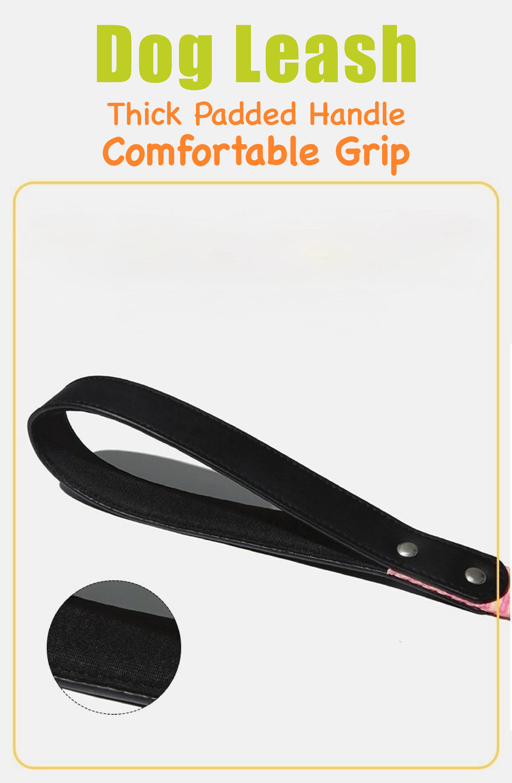 Stylish Animal-Print Dog Leash – No Pull, No Tangle, Soft-Grip Handle | Leopard & Zebra Design