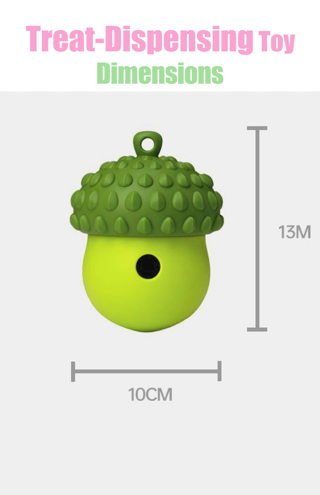 Interactive Treat-Dispensing Dog Toy – Detachable Wobble Design for Chewing, Dental Care & Solo Play