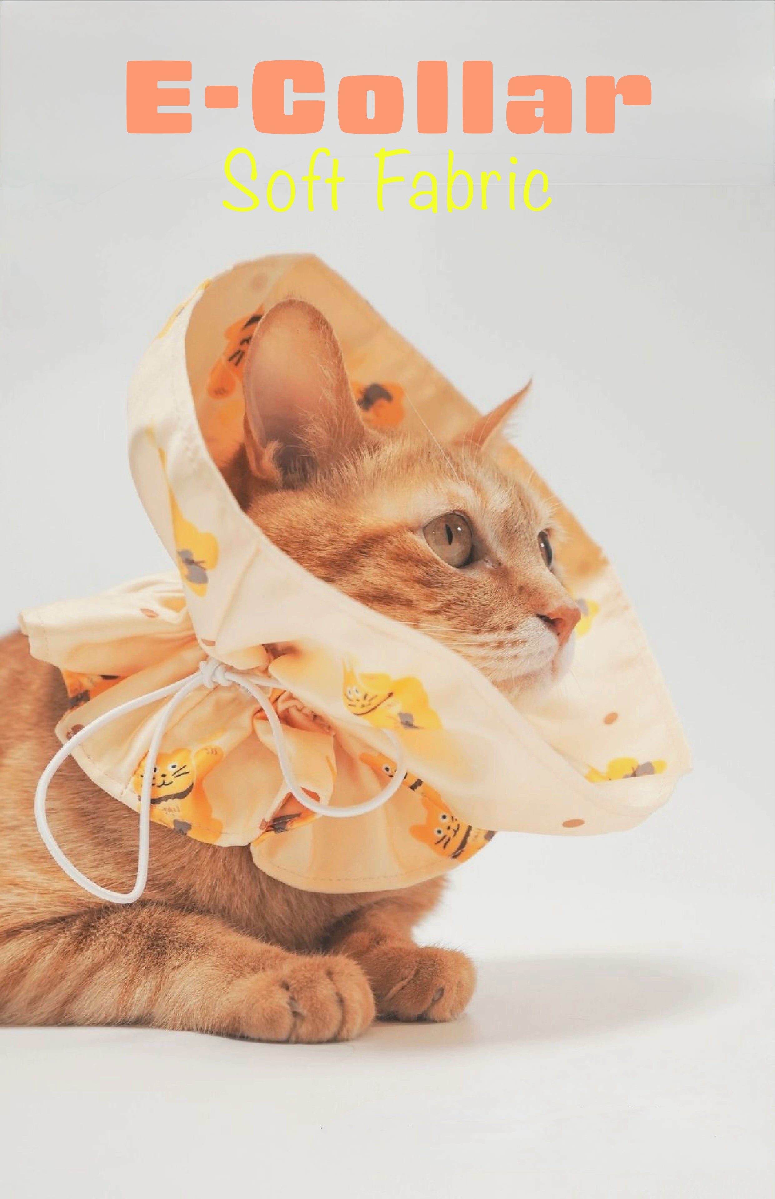 Soft Adjustable Pet Recovery Collar – Comfortable Anti-Scratch Elizabeth Cone for Dogs & Cats