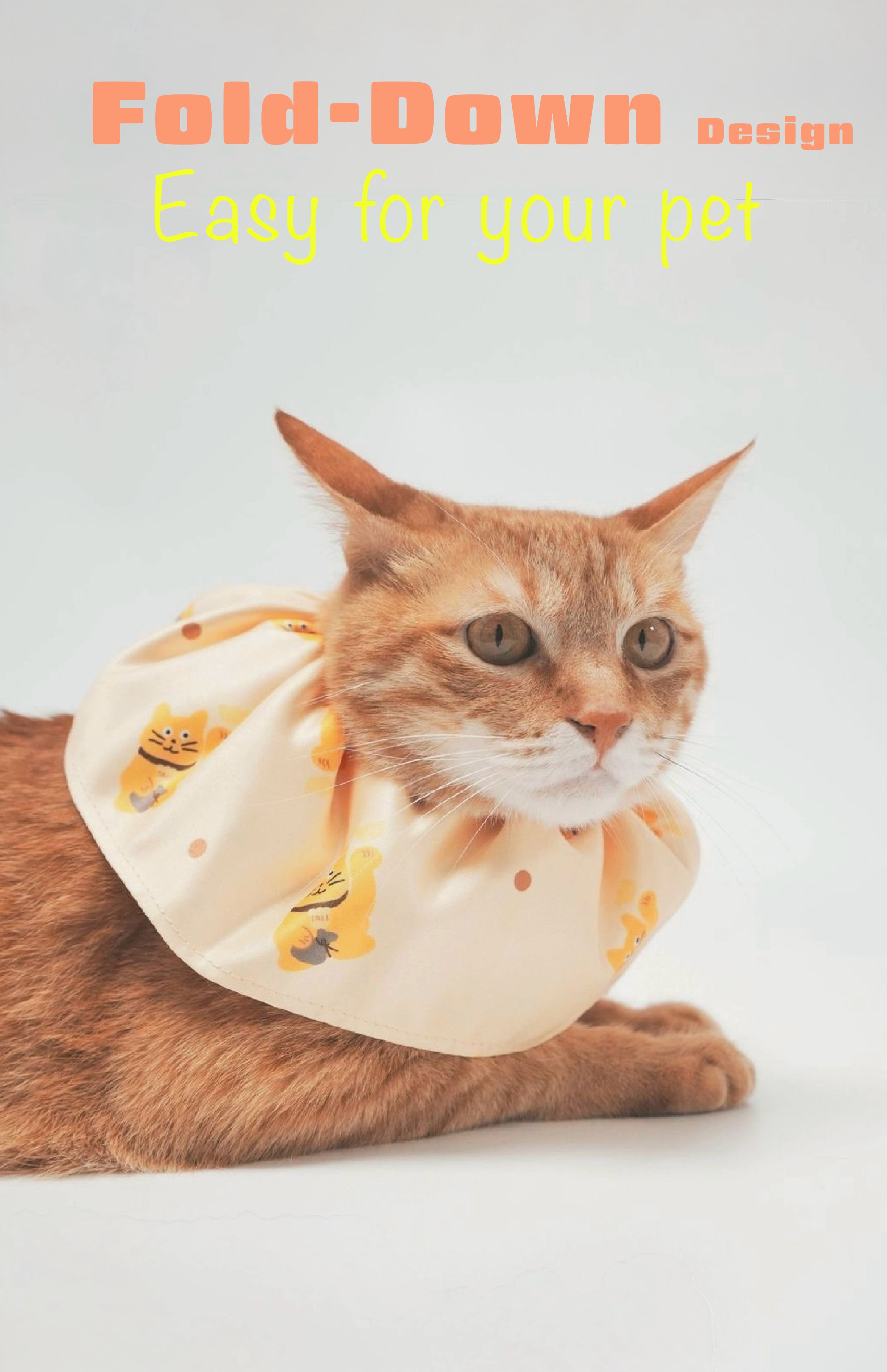 Soft Adjustable Pet Recovery Collar – Comfortable Anti-Scratch Elizabeth Cone for Dogs & Cats